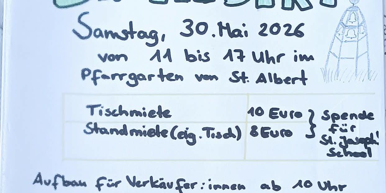 Charity Flohmarkt St. Albert