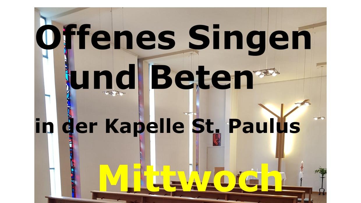 Plakat Offenes Singen und Beten30.09.2026