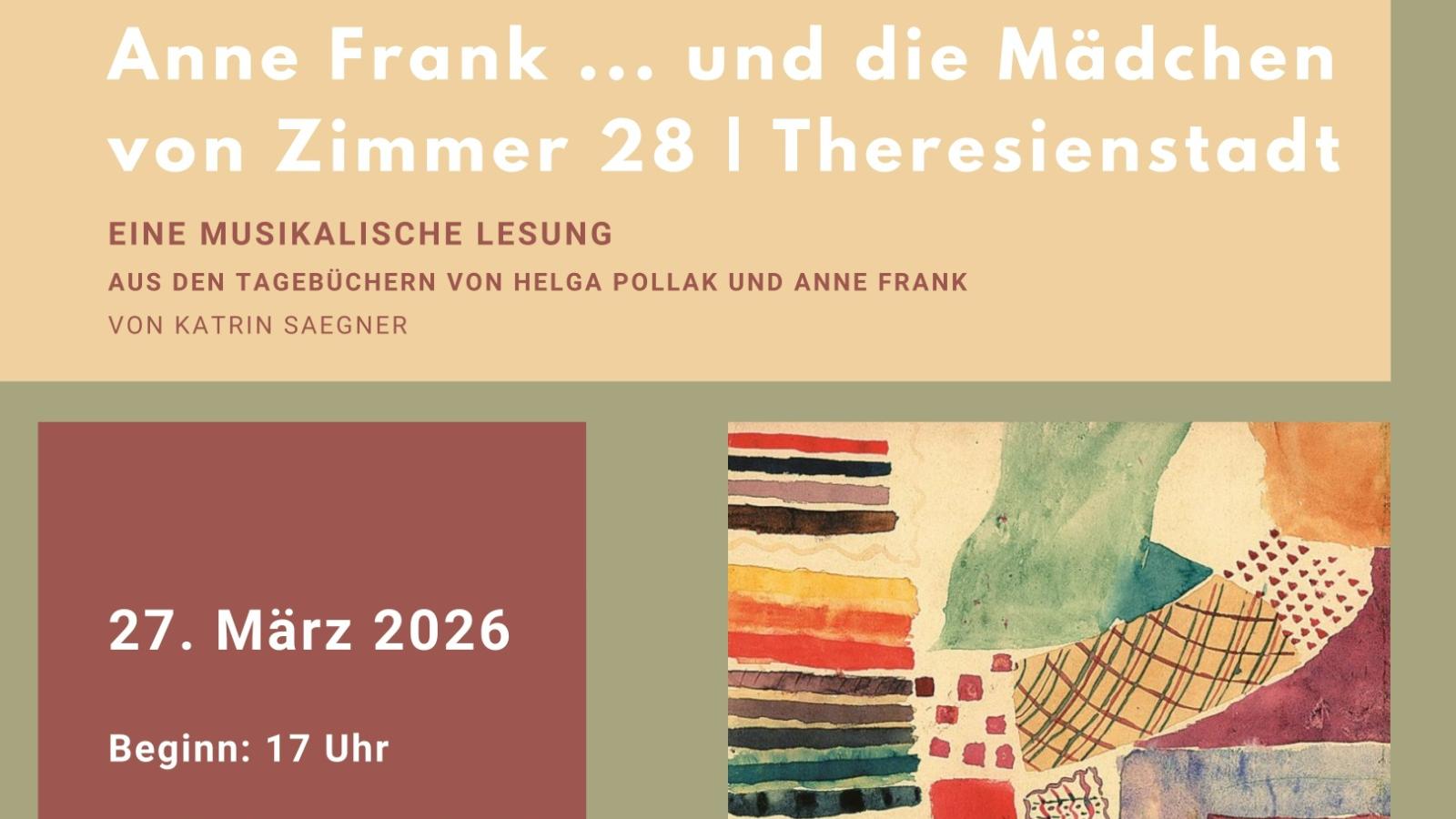Anne Frank und die Mädchen von Zimmer 28