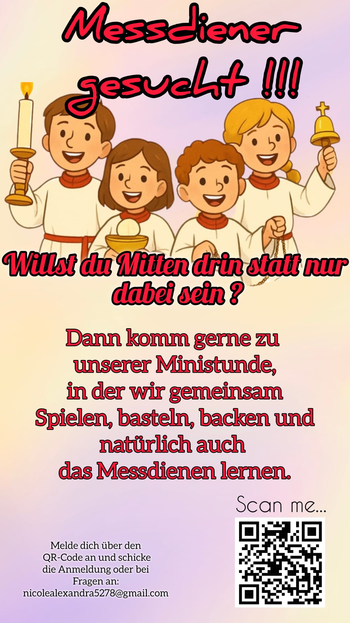 Messdiener gesucht!